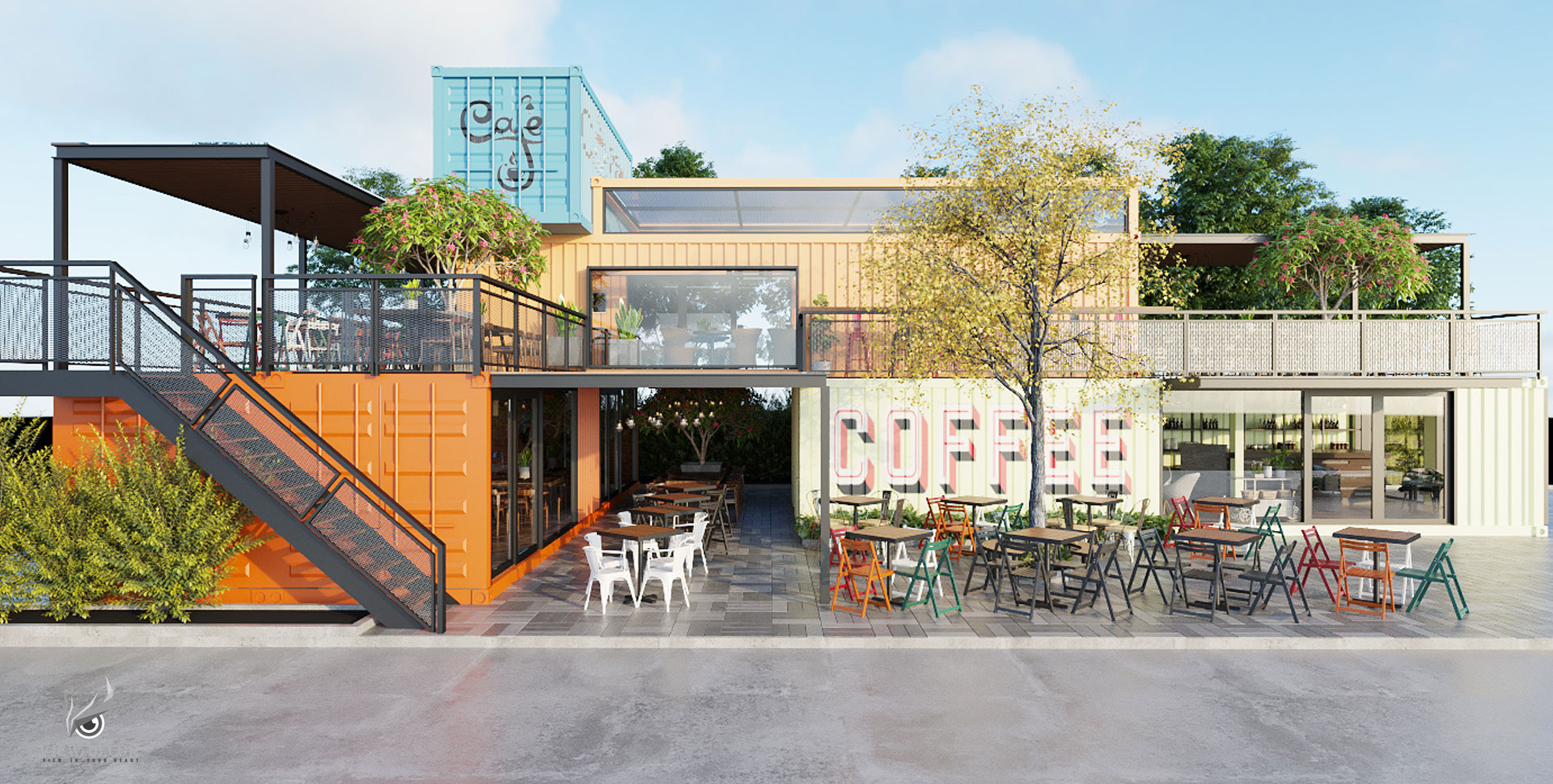 Thiết kế và thi công CAFE CONTAINER
