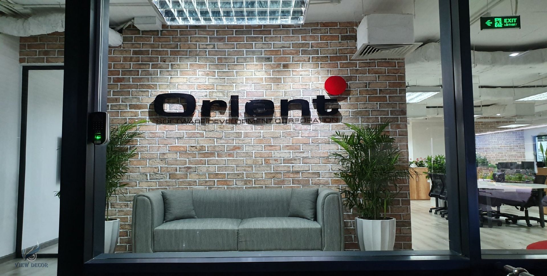 Nội thất văn phòng công ty Orient Software Việt Nam