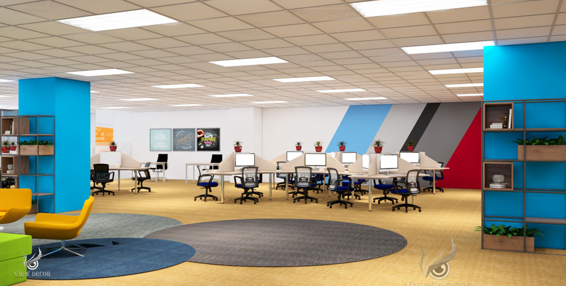 Thi Công Văn Phòng công ty VODIX