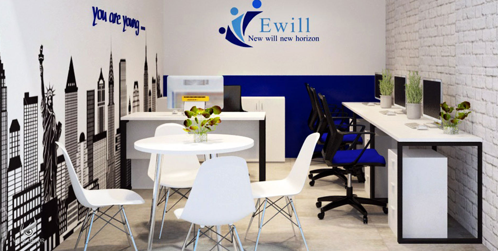 Thi Công Văn Phòng công ty EWILL