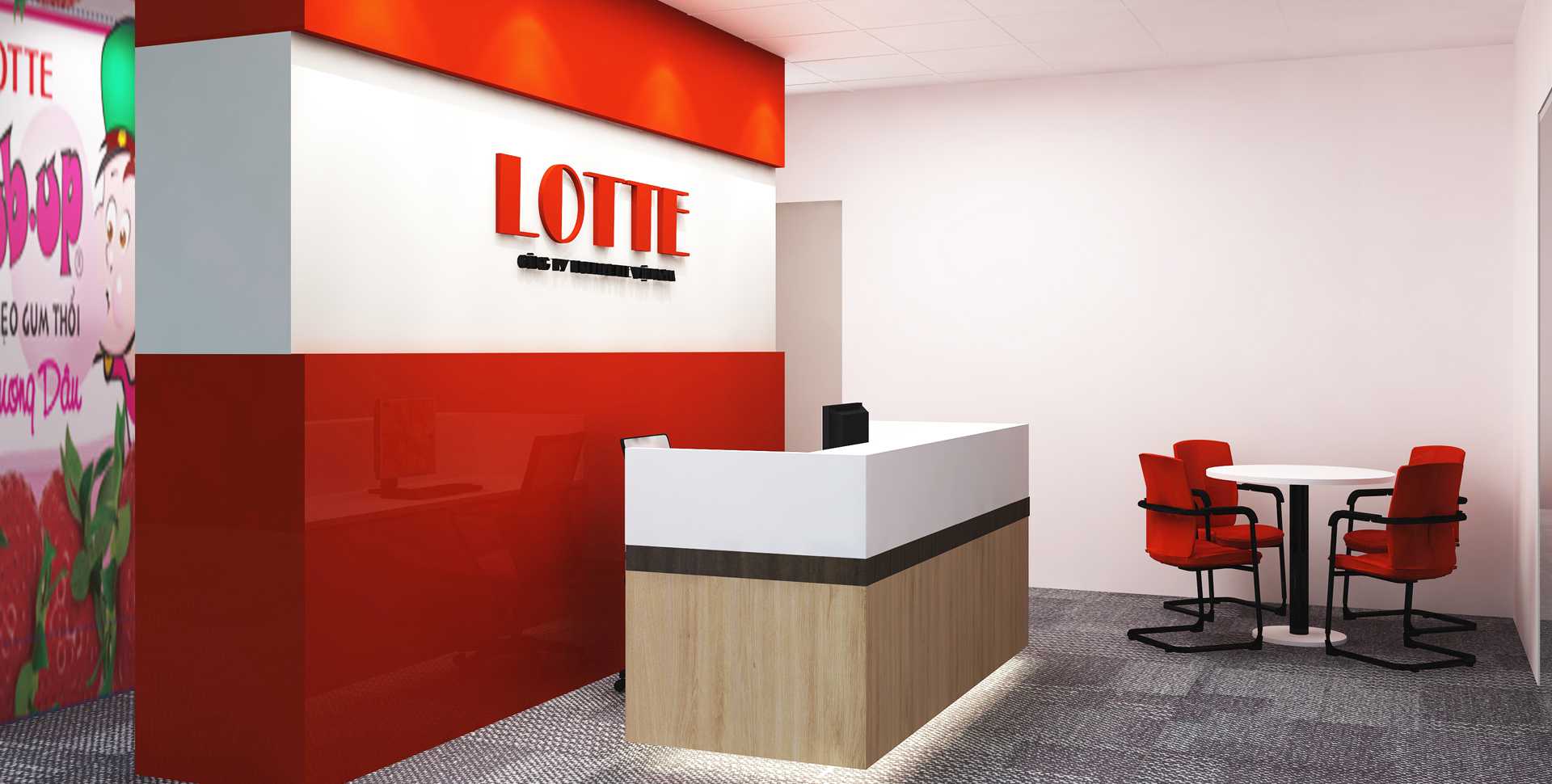 Thi Công Văn Phòng Công Ty Lotte 