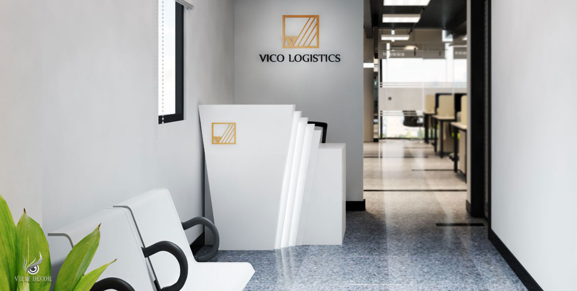 Thi Công Văn Phòng công ty VICO LOGISTICS