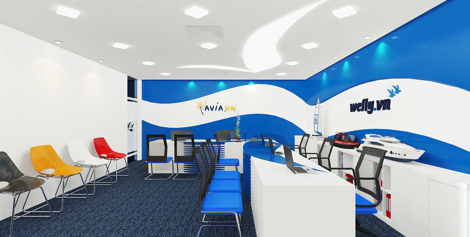 Thi Công Văn Phòng Công Ty We Fly